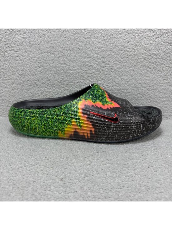 Nike ReactX Rejuven8 Slides Mens 13 Shoes .SWOOSH Touch Grass Grey Green QS 2026 main image 9